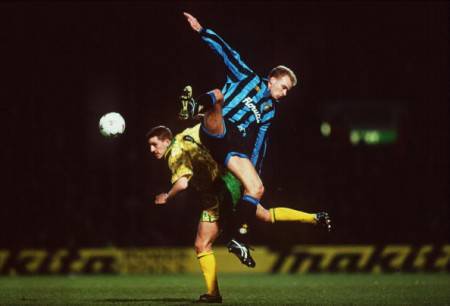 Bergkamp ai tempi dell'Inter (Getty Images)