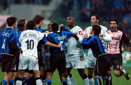 Inter-Juventus del 2002 (Getty Images)