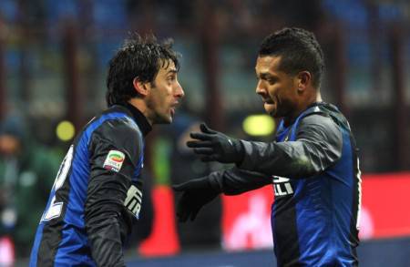 Milito e Guarin (Getty Images)