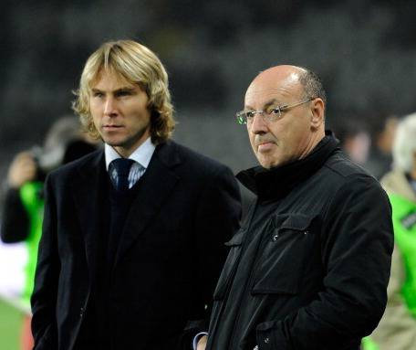 Nedved e Marotta (Getty Images)