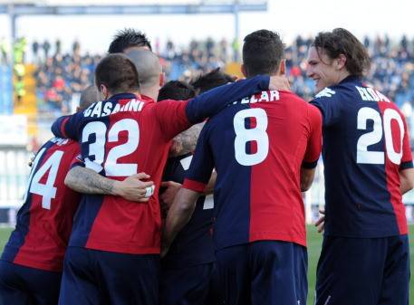 I giocatori del Cagliari - Getty Images