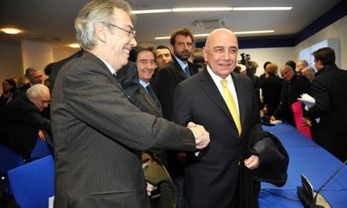 Moratti e Galliani (Getty Images)