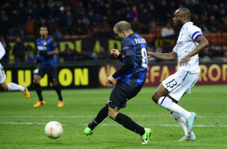 Rodrigo Palacio in azione (Getty Images)