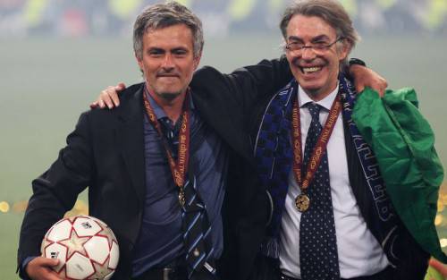 José Mourinho e Moratti (Getty Images)