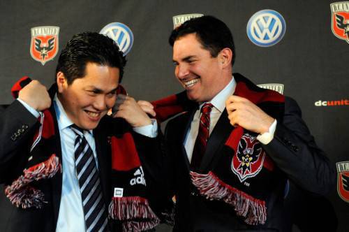 Thohir e il suo socio Levien (Getty Images)