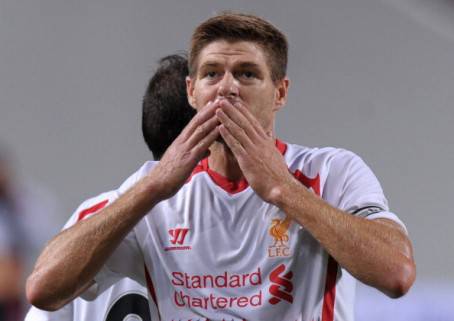 Gerrard ai tempi del Liverpool 