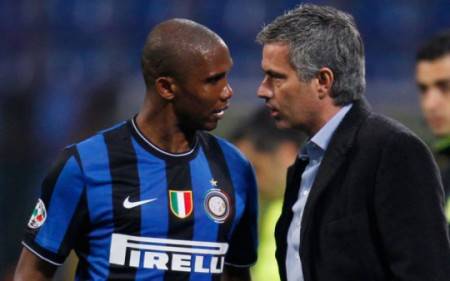 Eto'o e Mourinho (Getty Images)