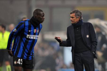 Balotelli e Mourinho (Getty Images)