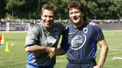 Cassano e Mazzarri (tuttocalciatori.net)