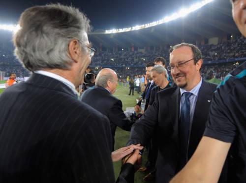 Benitez e Moratti (Getty Images)