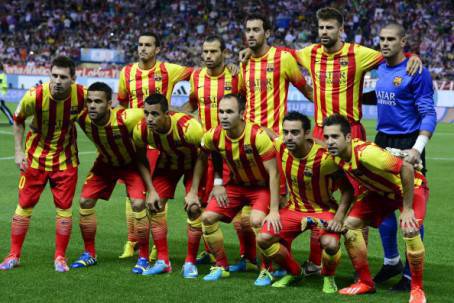 La formazione del Barcellona