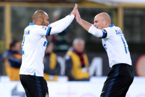 Jonathan e Cambiasso (Getty Images)