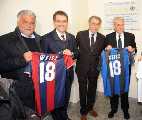 Inter e Bologna ricordano Weiss