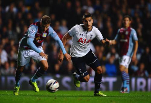 Erik Lamela in azione