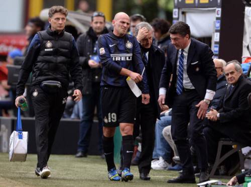 Cambiasso e Mazzarri 