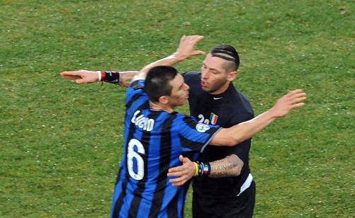 Materazzi e Lucio (Getty Images)