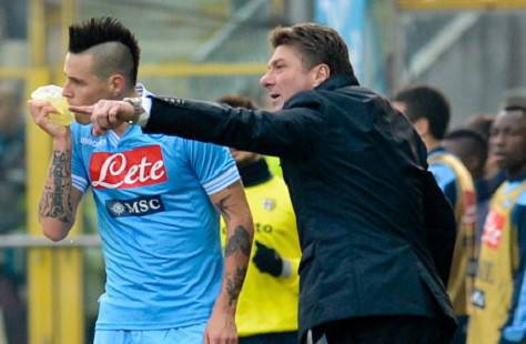 Mazzarri e Hamsik