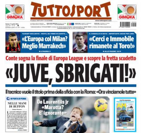 tuttosport 5 Aprile 2014