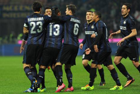 I giocatori dell'Inter