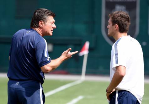 Mazzarri e Kovacic 