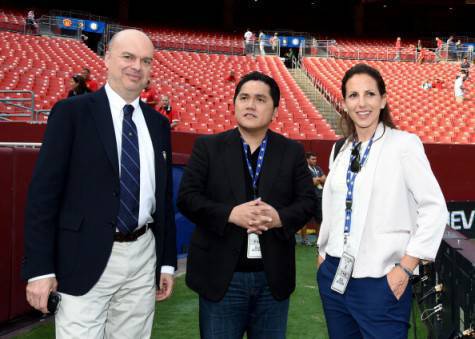 Thohir, Fassone e Claire Lewis