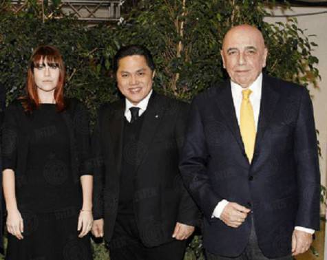 Galliani, Thohir e Barbara Berlusconi