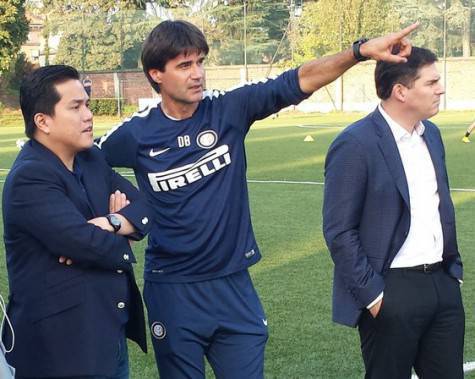 Thohir, Bernazzani e Levien al 'Giacinto Facchetti' (inter.it)