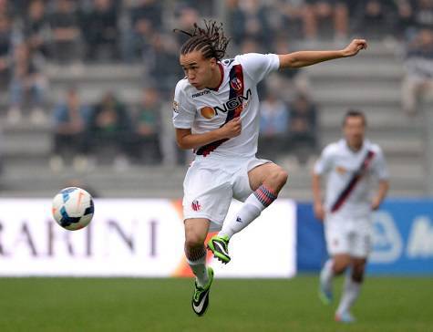 Diego Laxalt con la maglia del Bologna