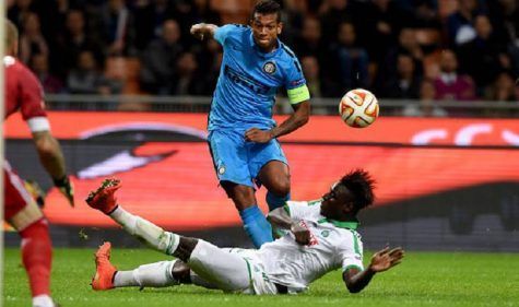 Fredy Guarin in azione