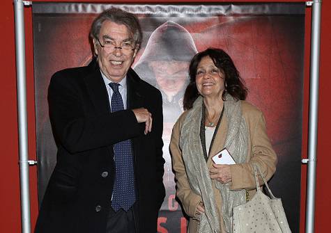 Massimo Moratti con la moglie Milly