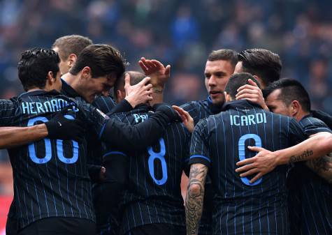 I giocatori dell'Inter