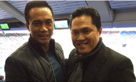 Anyndia Bakrie e Thohir al 'Meazza'