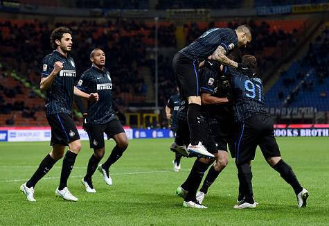 I giocatori dell'Inter