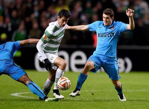 Mateo Kovacic in Celtic-Inter 3-3
