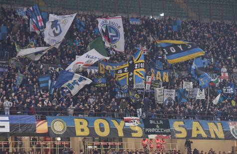 La Curva Nord dell'Inter