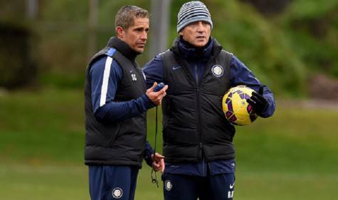 Sylvinho con Mancini