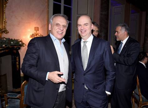 Fassone con Bogarelli, presidente Infront Italia