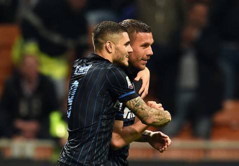 Inter-Roma 2-1, Icardi e Podolski 