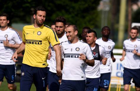I giocatori dell'Inter alla Pinetina (inter.it)
