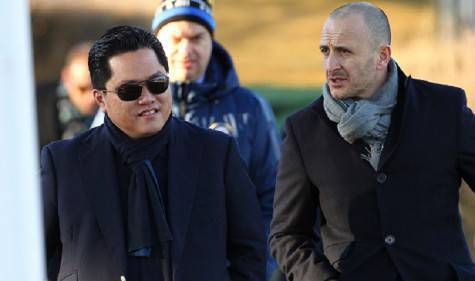 Erick Thohir e Piero Ausilio