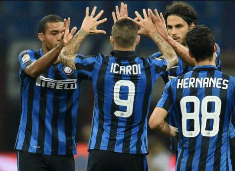 I giocatori dell'Inter