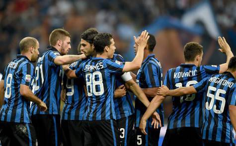 I giocatori dell'Inter