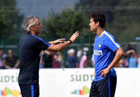 Mancini ed Hernanes a Riscone di Brunico (inter.it)