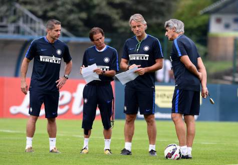 Inter, Mancini e il suo staff a Riscone di Brunico (inter.it)