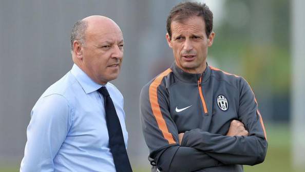 Beppe Marotta e Massimiliano Allegri