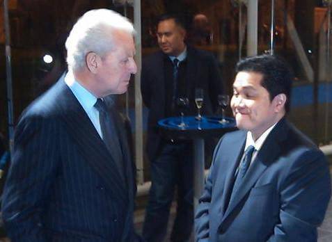 Thohir con Tronchetti Provera