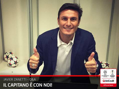 Javier Zanetti (Facebook 'UniCrediChampionsIT')