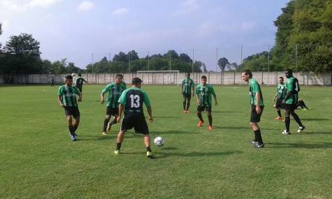 Alcuni giocatori del Brera Calcio