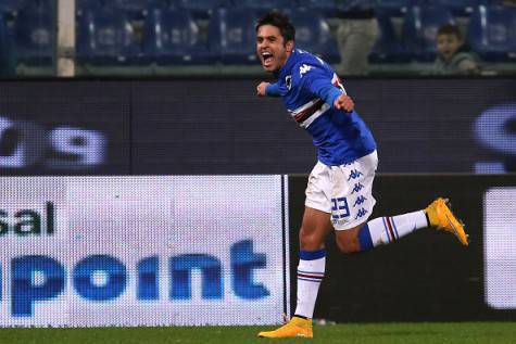 Eder con la maglia della Sampdoria