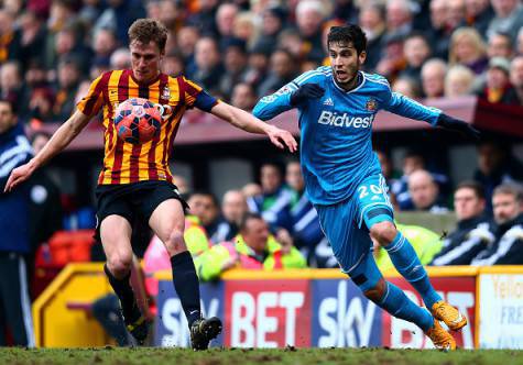 Ricardo Alvarez con la maglia del Sunderland